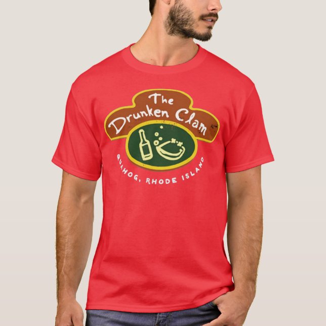 Camiseta O Bêbado - Quahog, Rhode Island (Frente)