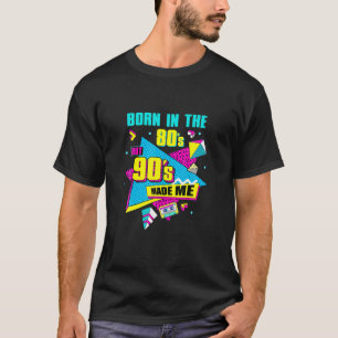 Camiseta O Bebê 90 Fez-Me Retro Halloween De 1980S 1990S