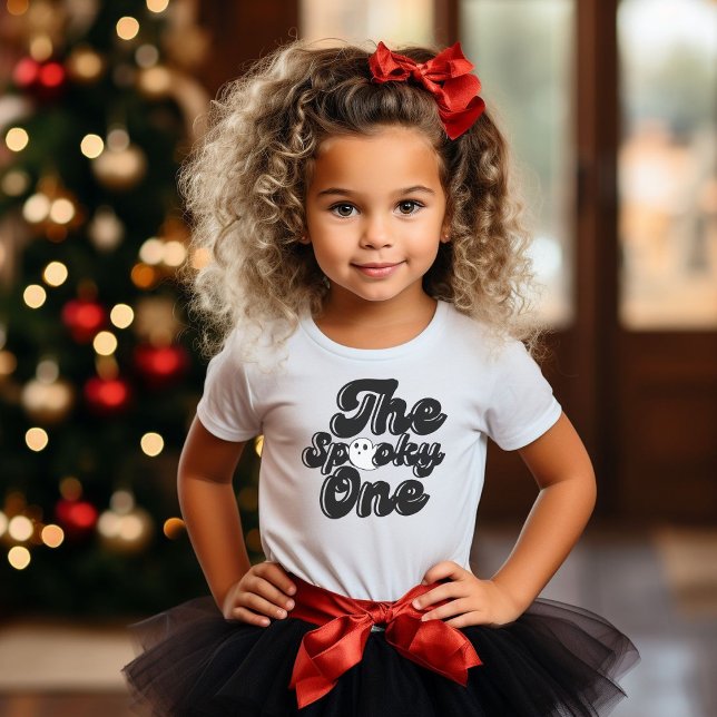 Camiseta O Bebê do Dia das Bruxas no Spooky (Criador carregado)