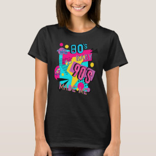 Camiseta O bebê dos anos 90 fez-me retrô dos anos 80, 1990