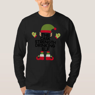Camiseta O Bebendo Elf Funny Bourbon Engraçado da Força do