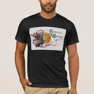 Camiseta O Beijo da Bruxa: Um Jack o Lanterna no Halloween