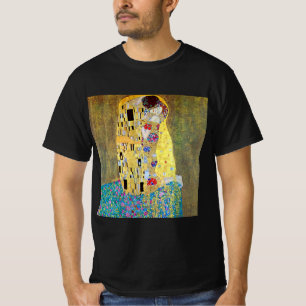 Camiseta O Beijo de Gustav Klimt, Arte Nova Antiga