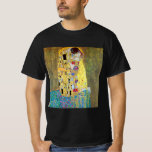 Camiseta O Beijo de Gustav Klimt, Vintage Art Nouveau<br><div class="desc">O Beijo (Der Kuss) (1907/08) de Gustav Klimt é provavelmente a sua obra mais famosa. Klimt iniciou o seu trabalho em 1907 e é o ponto alto do seu chamado "Período Ouro". O Beijo é uma vintage Era Vitoriana Simbiolismo belo amor pela arte e pintura romântica apresentando um casal romântico...</div>