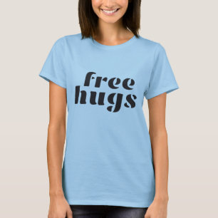 Camiseta O Bella das mulheres livres dos abraços+T-shirt da