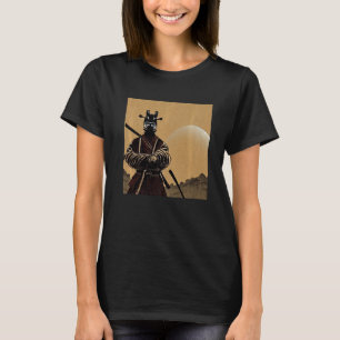 Camiseta O Belo Samurai Afirmou Em Sua Espada Armada Em H