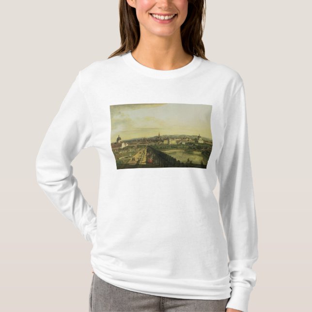 Camiseta O Belvedere de Gesehen, Viena (Frente)