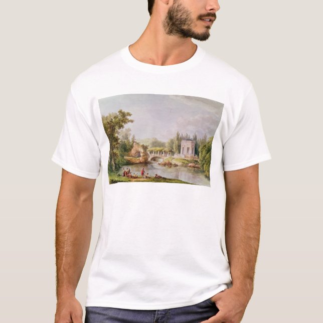 Camiseta O Belvedere, pequeno Trianon (Frente)