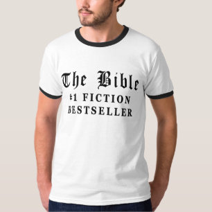 Camiseta O bestseller da ficção da bíblia