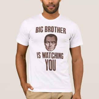 Camiseta O big brother está olhando-o