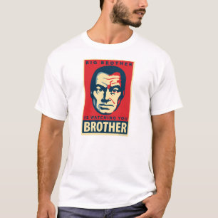 Camiseta O big brother - está olhando-o irmão: T-shirt de