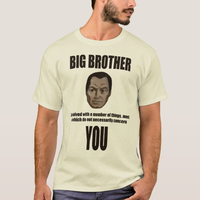 Camiseta O big brother não está interessado (Frente)