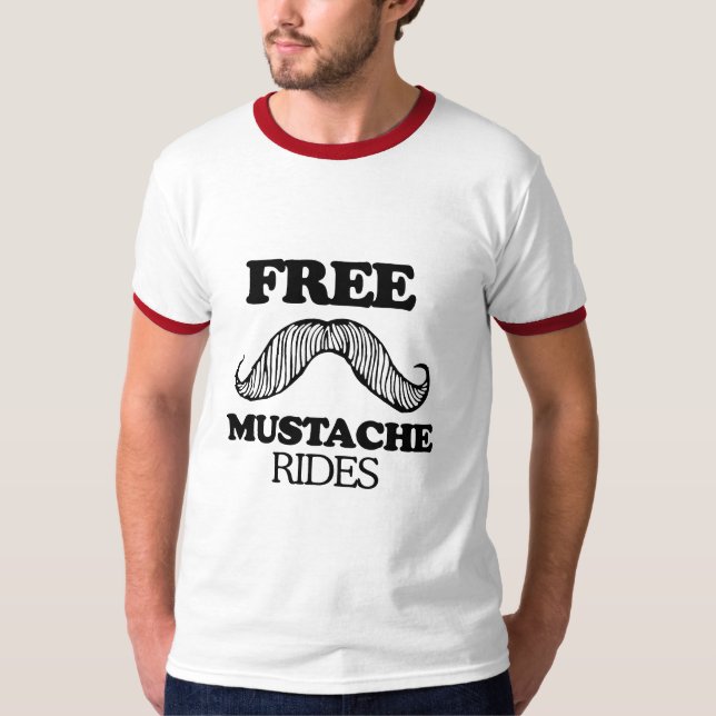 Camiseta O BIGODE LIVRE MONTA o t-shirt (Frente)