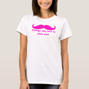 Camiseta O bigode personaliza-o