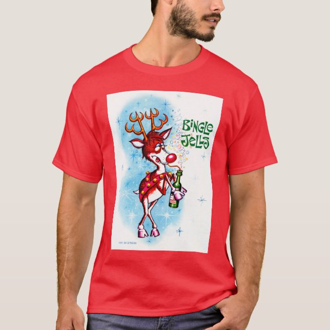 Camiseta O Bingle Jells o t-shirt da cor (Frente)