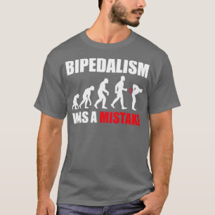 Camiseta O Bipetismo Era Um Texto Branco Errado