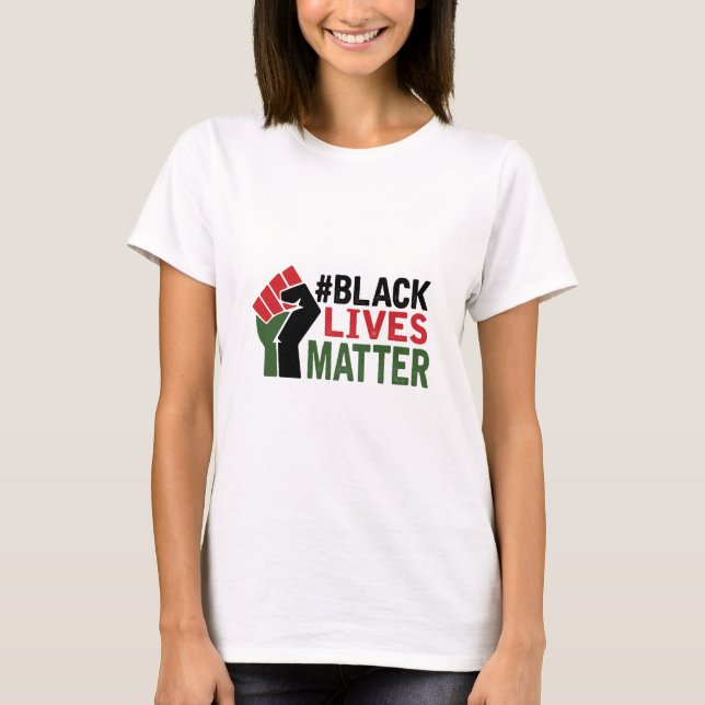 Camiseta O #Black vive matéria (Frente)