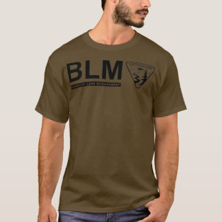 Camiseta O BLM Bureau of Land Management BLACK 2
