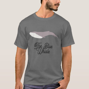 Camiseta O bloco de cor da baleia azul