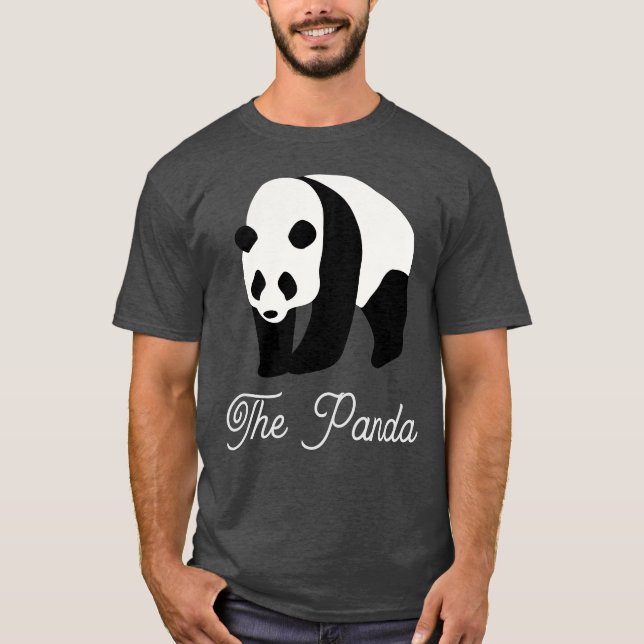 Camiseta O Bloco de Cor do Panda (Frente)