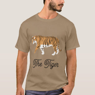 Camiseta O Bloco de Cores do Tigre