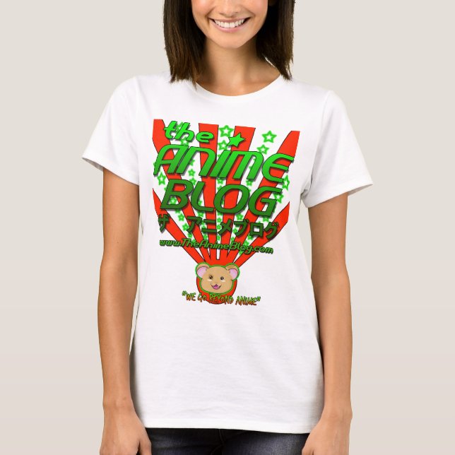 Camiseta O blogue t do Anime (Frente)