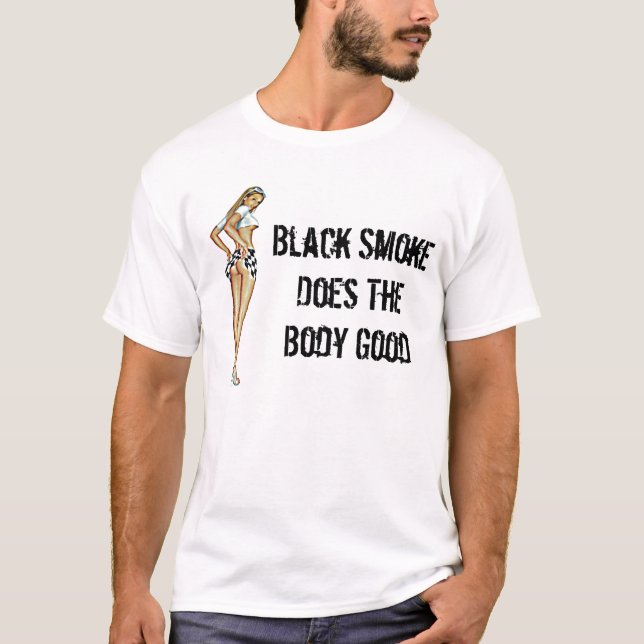 Camiseta o bodygood, fumo preto faz TheBody bom (Frente)
