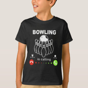 Camiseta O boliche está chamando