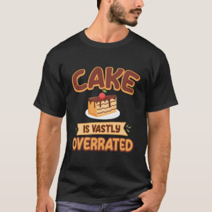 Camiseta O Bolo É Um Gado De Chef De Comida De Pastelaria M