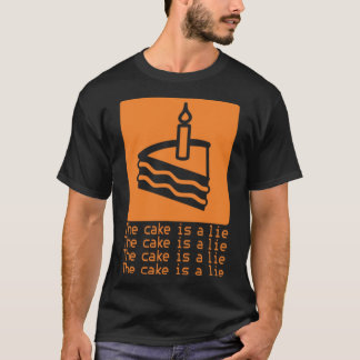 Camiseta O Bolo É Uma Mentira vintage
