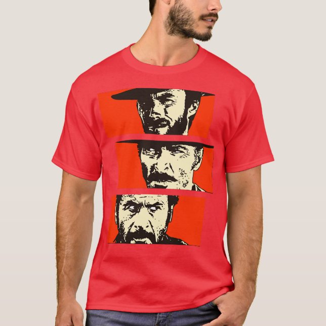 Camiseta O Bom O Mau e O Feio III Moletom (Frente)