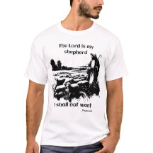 O bom pastor a vigiar o seu rebanho.