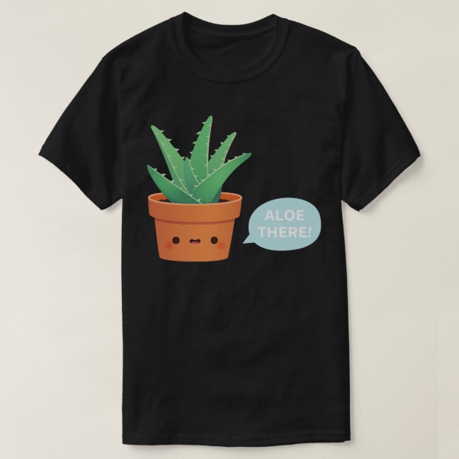 Camiseta O Boneco Aloe Vera Diz Lá Aloe (Frente do Design)