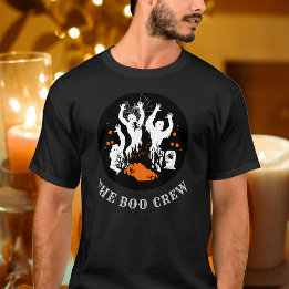 Camiseta O Boo Crew Halloween Zombies Família Coordenais