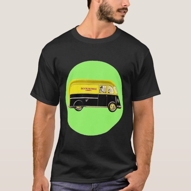 Camiseta O Bookmobile monta outra vez (Frente)