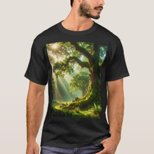 Camiseta O Bosque Esmeralda: Luz Antiga
