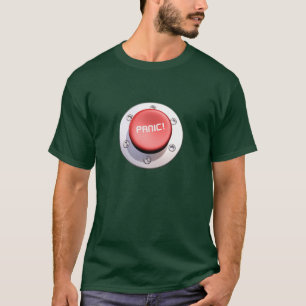 Camiseta o botão de PÂNICO