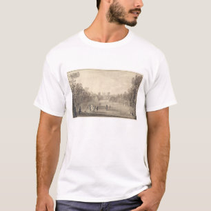Camiseta O Bowling Green em Claremont, 1738 (gravura)