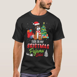 Camiseta O Boxer Dog Noel Costume Apresenta Este É O Meu Na