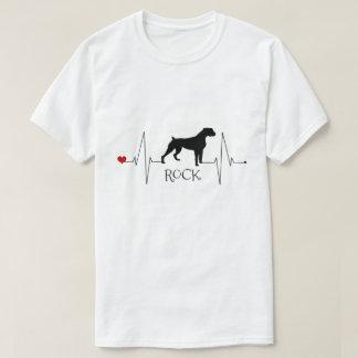 Camiseta O Boxer Personalizado Ama O Meu Coração Do Cachorr