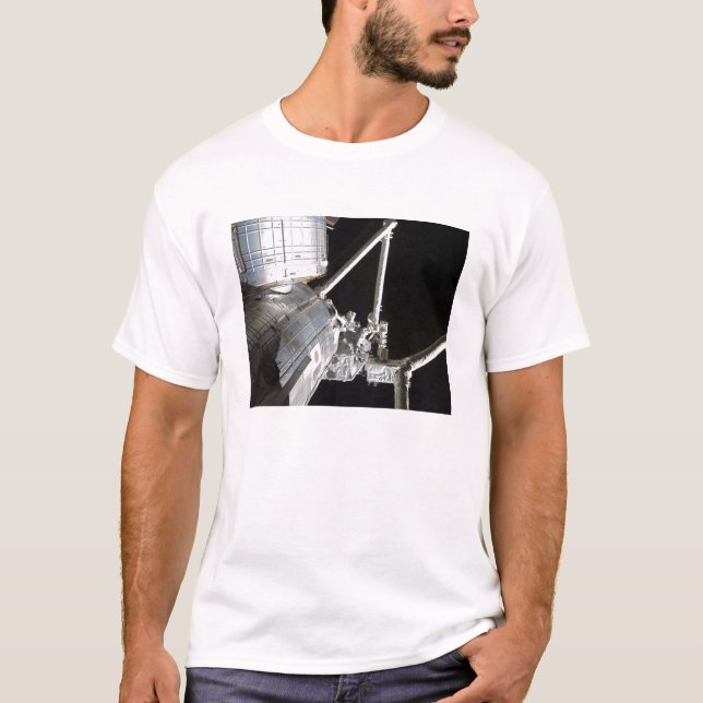 Camiseta O braço robótico do experimento japonês Modu 2 (Frente)