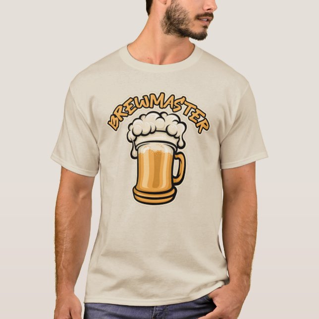 Camiseta O Brewmaster precisa de uma caneca de cerveja (Frente)