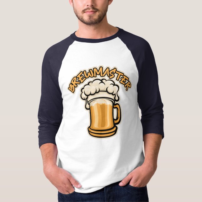 Camiseta O Brewmaster precisa de uma caneca de cerveja (Frente)
