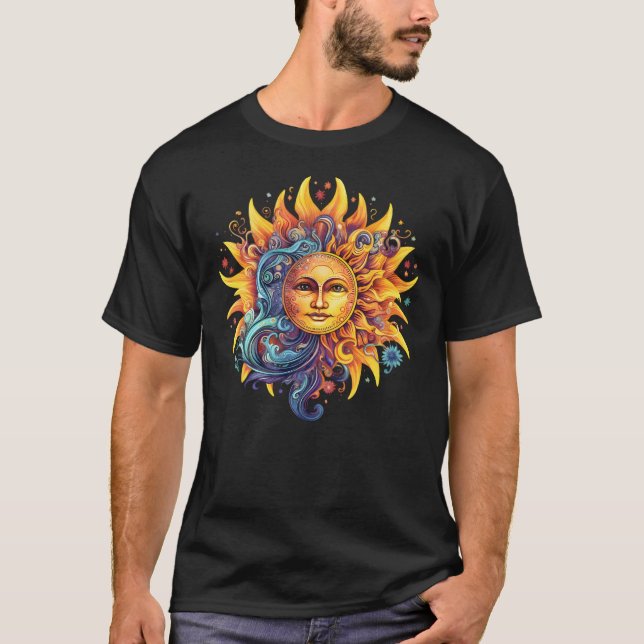 Camiseta O Brilho Celestial do Sol (Frente)