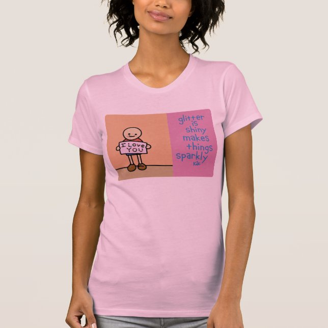 Camiseta o brilho é brilhante (Frente)