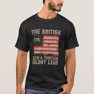 Camiseta O britânico explodiu uma colônia de 13 liderando d