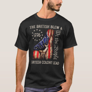 Camiseta O britânico explodiu uma colônia de 13 liderando d