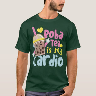 Camiseta O Bubble Boba Tea É O Meu Cardio 324