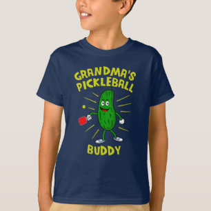 Camiseta O Buddy da Vovó Pickleball - Kawaii Pickleball Di