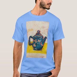Camiseta O bule azul calmo